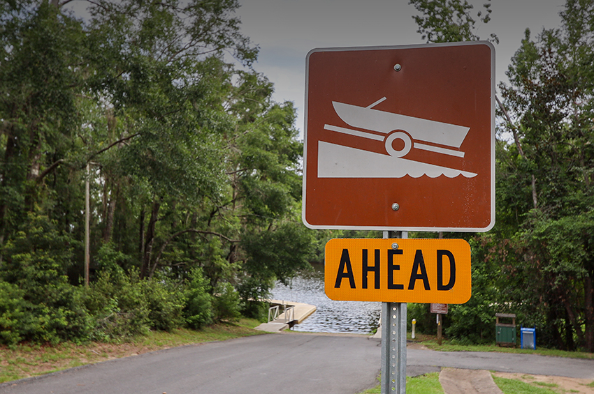 Image of a boat landing 